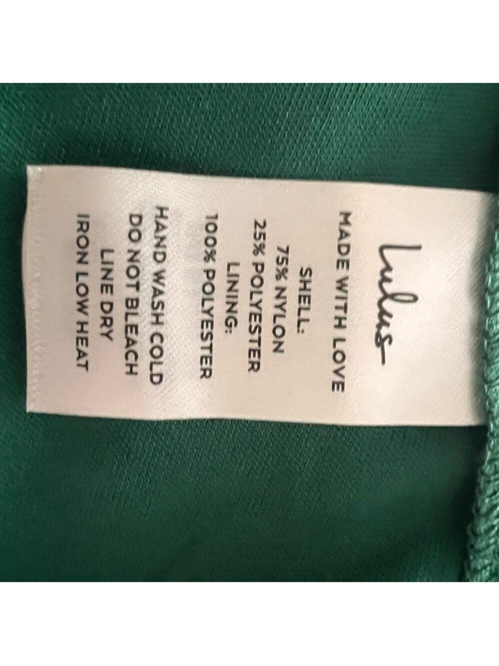 Lulus Tawny Green Metallic Skater Dress Floral Lace Deep V-Neck Size Small NWT - Picture 13 of 14
